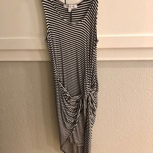 Striped Bodycon Dress - Size S